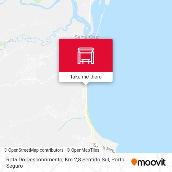 Rota Do Descobrimento, Km 2,8 Sentido Sul map