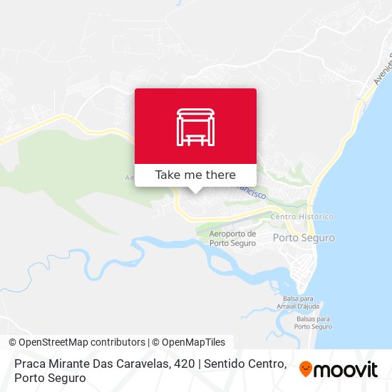 Praca Mirante Das Caravelas, 420 | Sentido Centro map