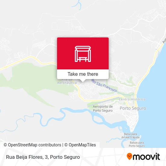 Rua Beija Flores, 3 map