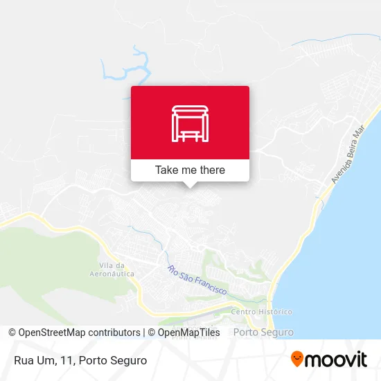 Rua Um, 11 map