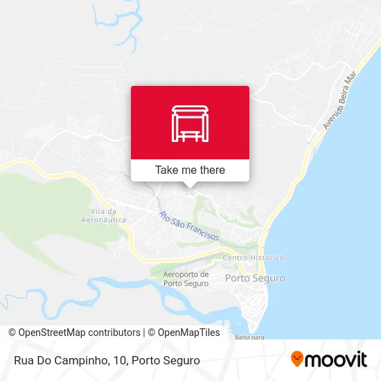 Rua Do Campinho, 10 map