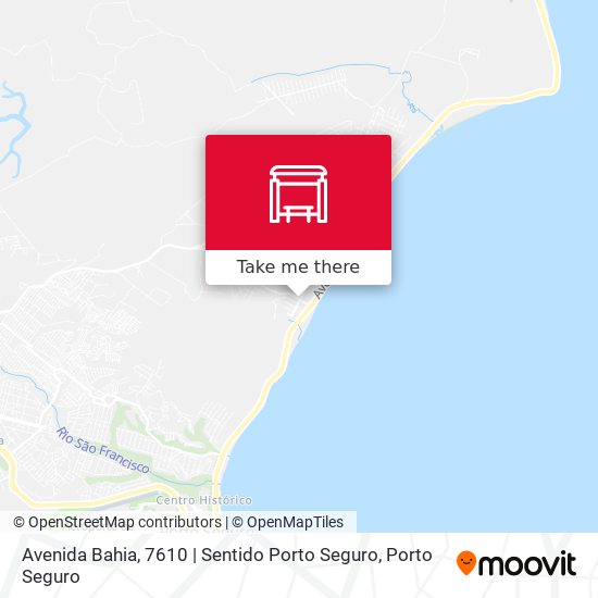 Avenida Bahia, 7610 | Sentido Porto Seguro map