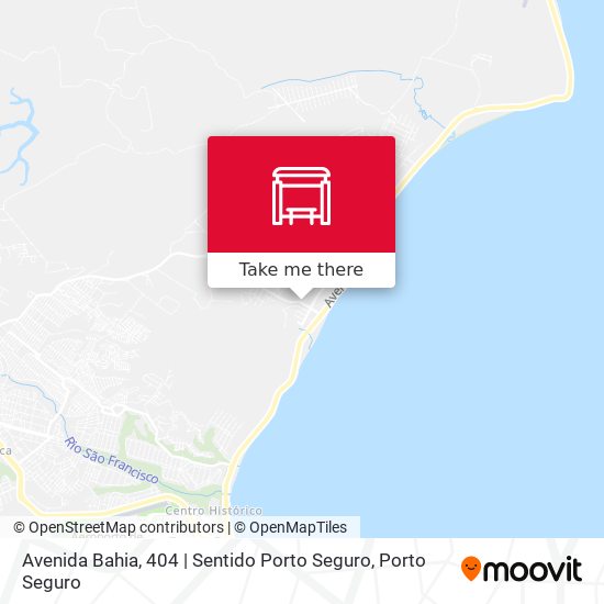 Avenida Bahia, 404 | Sentido Porto Seguro map