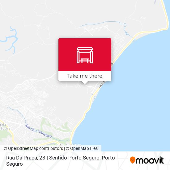 Rua Da Praça, 23 | Sentido Porto Seguro map