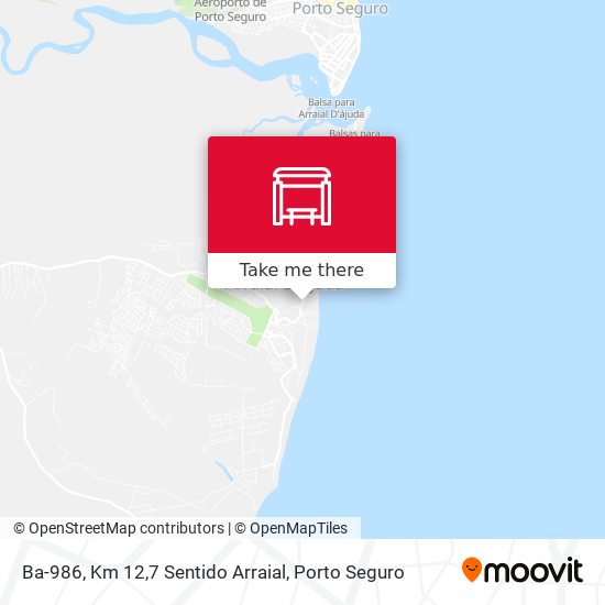 Ba-986, Km 12,7 Sentido Arraial map