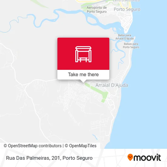 Rua Das Palmeiras, 201 map