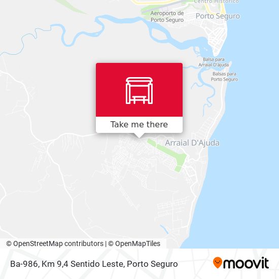 Ba-986, Km 9,4 Sentido Leste map