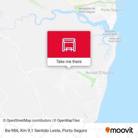 Ba-986, Km 9,1 Sentido Leste map