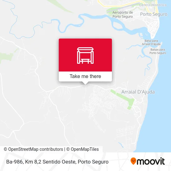 Ba-986, Km 8,2 Sentido Oeste map