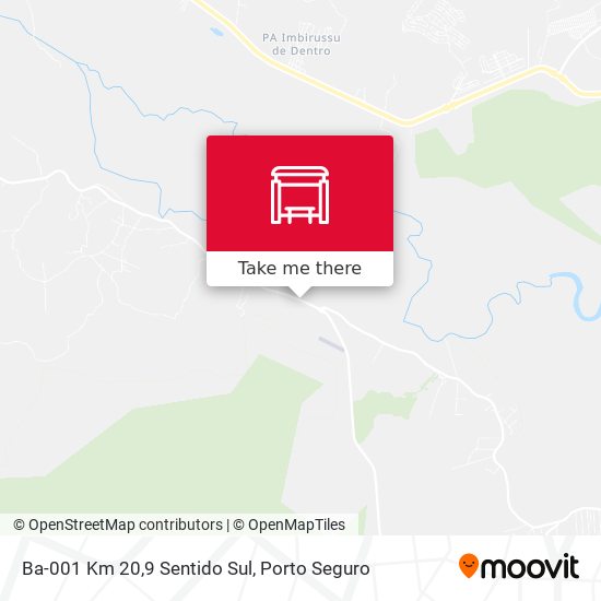 Ba-001 Km 20,9 Sentido Sul map