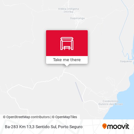 Ba-283 Km 13,3 Sentido Sul map