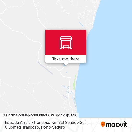Mapa Estrada Arraial / Trancoso Km 8,3 Sentido Sul | Clubmed Trancoso