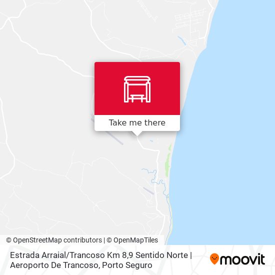 Mapa Estrada Arraial / Trancoso Km 8,9 Sentido Norte | Aeroporto De Trancoso