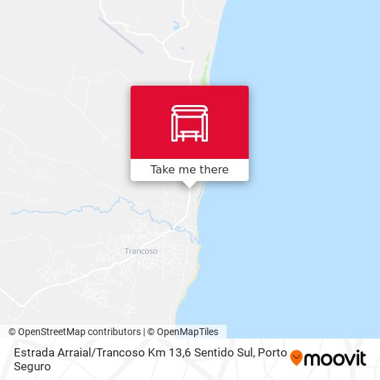 Mapa Estrada Arraial / Trancoso Km 13,6 Sentido Sul