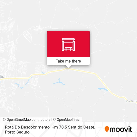 Rota Do Descobrimento, Km 78,5 Sentido Oeste map
