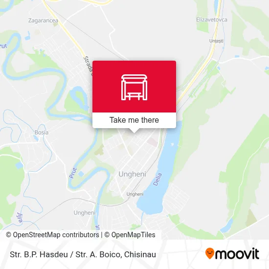 Str. B.P. Hasdeu / Str. A. Boico map