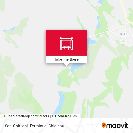 Sat. Chirileni, Terminus map