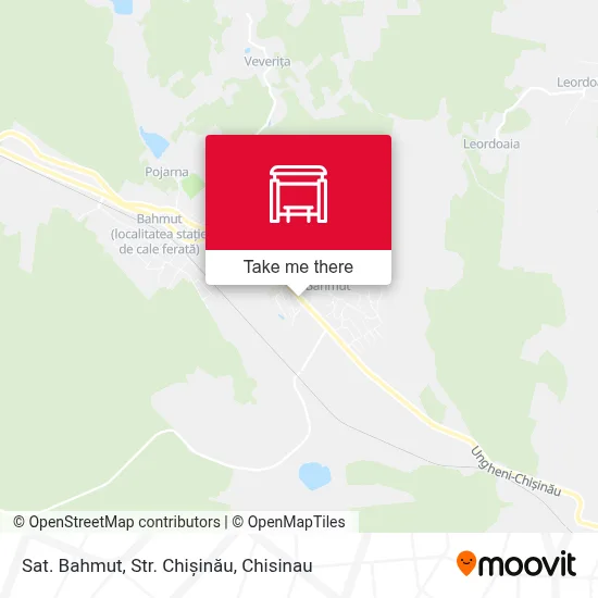 Sat. Bahmut, Str. Chișinău map