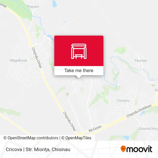 Карта Cricova | Str. Miorița