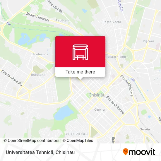 Карта Universitatea Tehnică