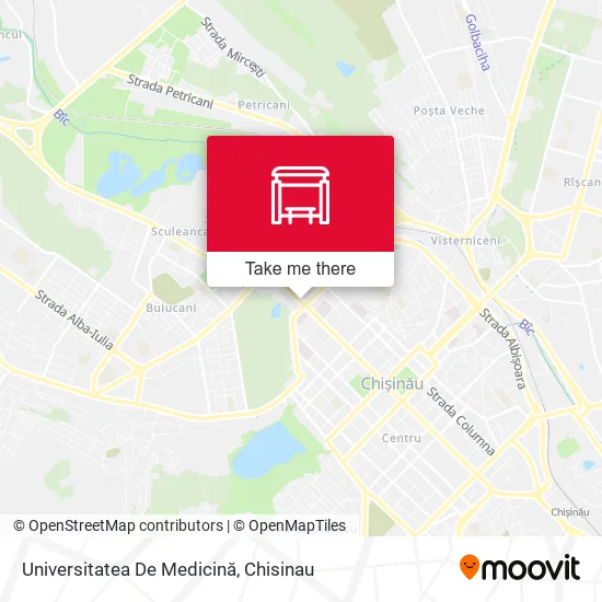 Карта Universitatea De Medicină