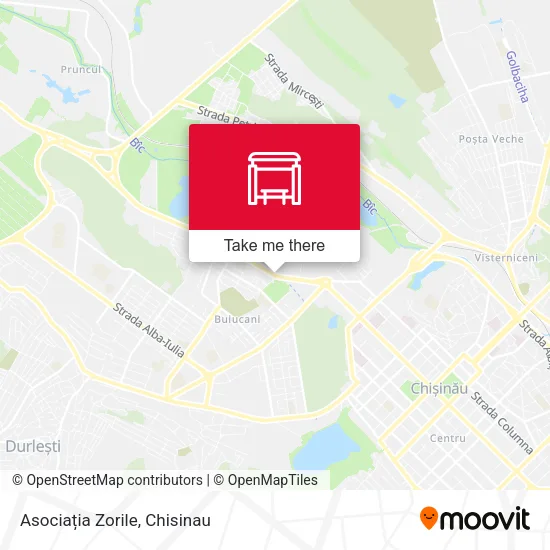 Asociația Zorile map