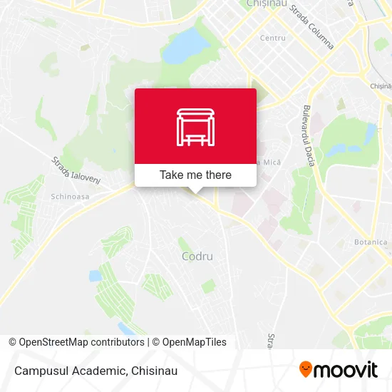 Карта Campusul Academic