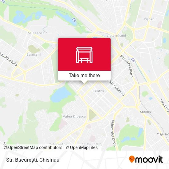 Карта Str. București