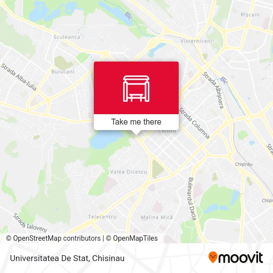 Карта Universitatea De Stat