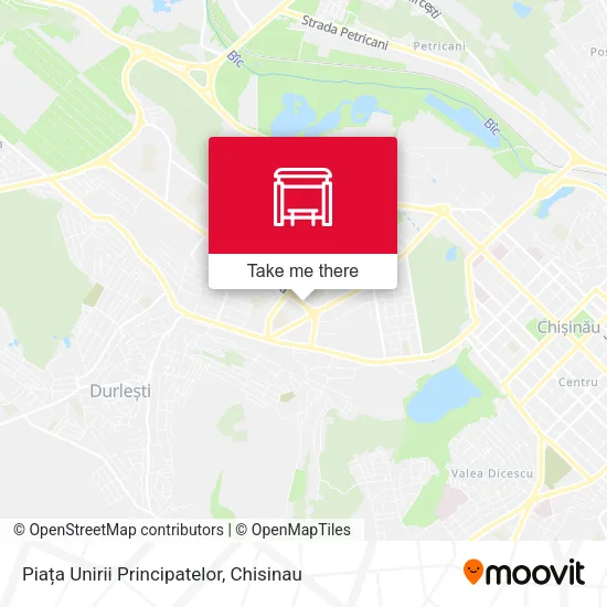 Карта Piața Unirii Principatelor