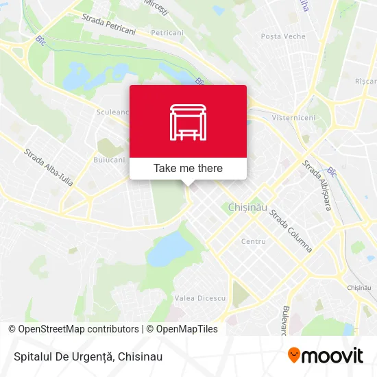 Карта Spitalul De Urgență