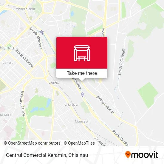 Карта Centrul Comercial Keramin