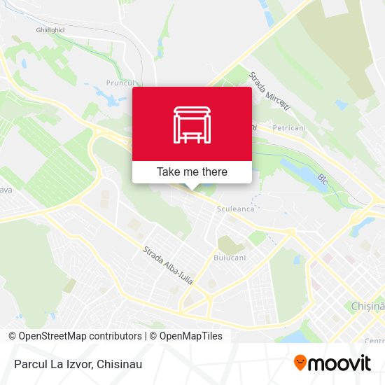 Карта Parcul La Izvor