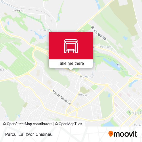 Карта Parcul La Izvor