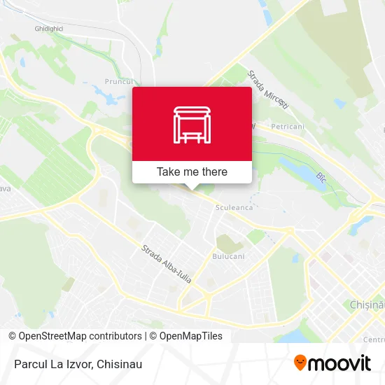 Карта Parcul La Izvor