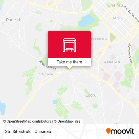 Карта Str. Sihastrului