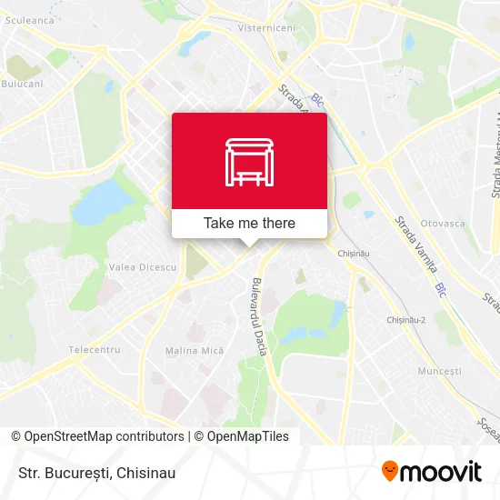 Карта Str. București