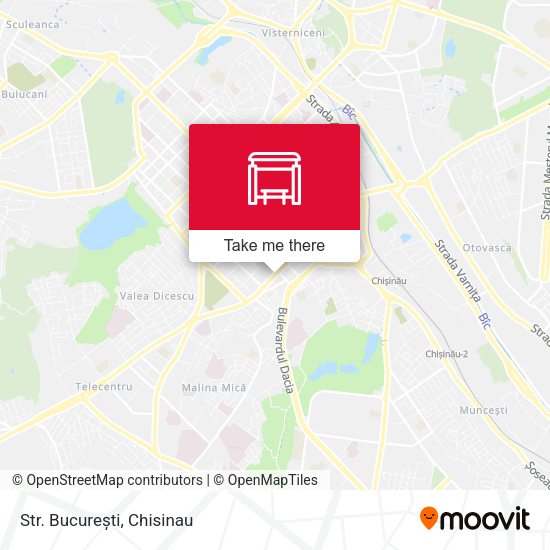 Карта Str. București