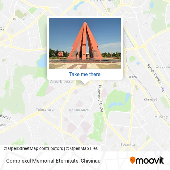 Карта Complexul Memorial Eternitate