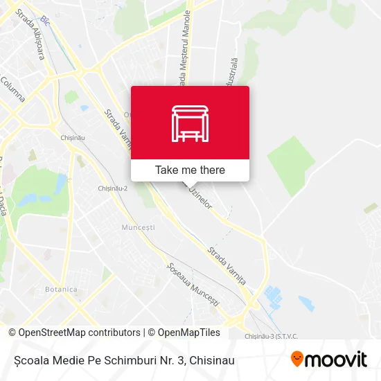 Карта Școala Medie Pe Schimburi Nr. 3
