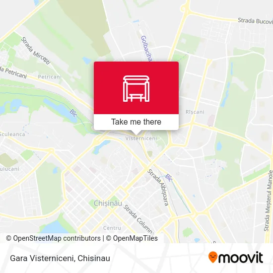 Карта Gara Visterniceni