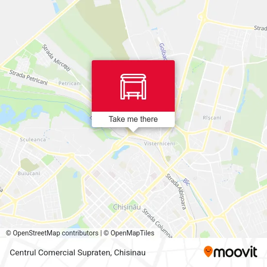 Карта Centrul Comercial Supraten