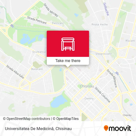 Карта Universitatea De Medicină