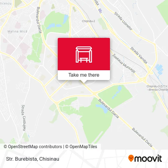 Карта Str. Burebista