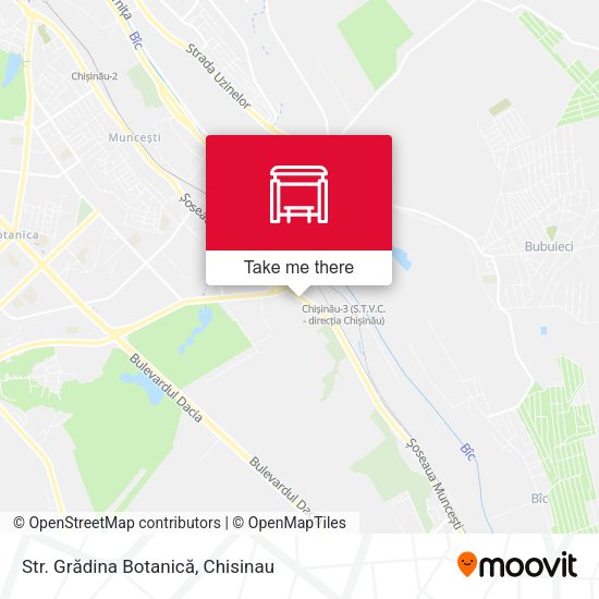 Карта Str. Grădina Botanică