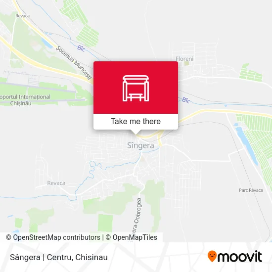 Карта Sângera | Centru