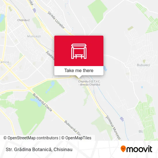 Карта Str. Grădina Botanică