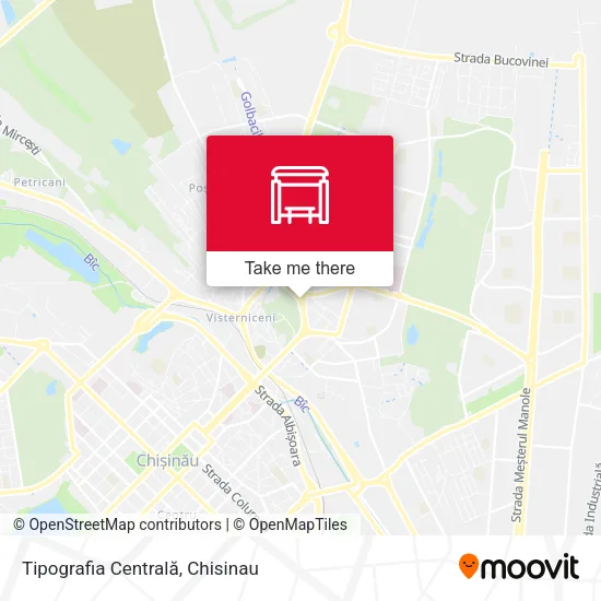 Карта Tipografia Centrală