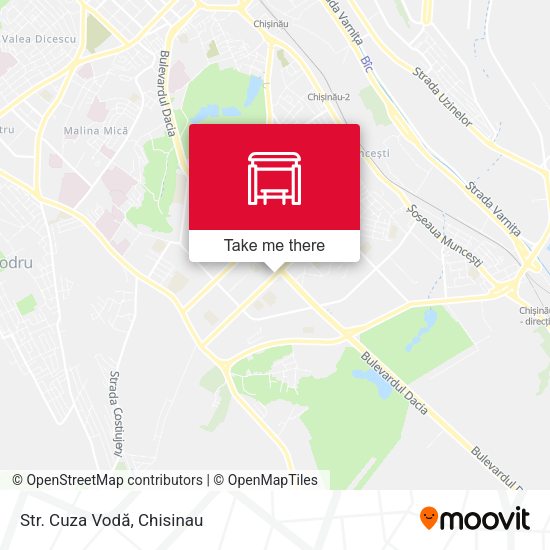 Карта Str. Cuza Vodă