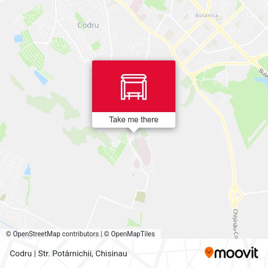Карта Codru | Str. Potârnichii